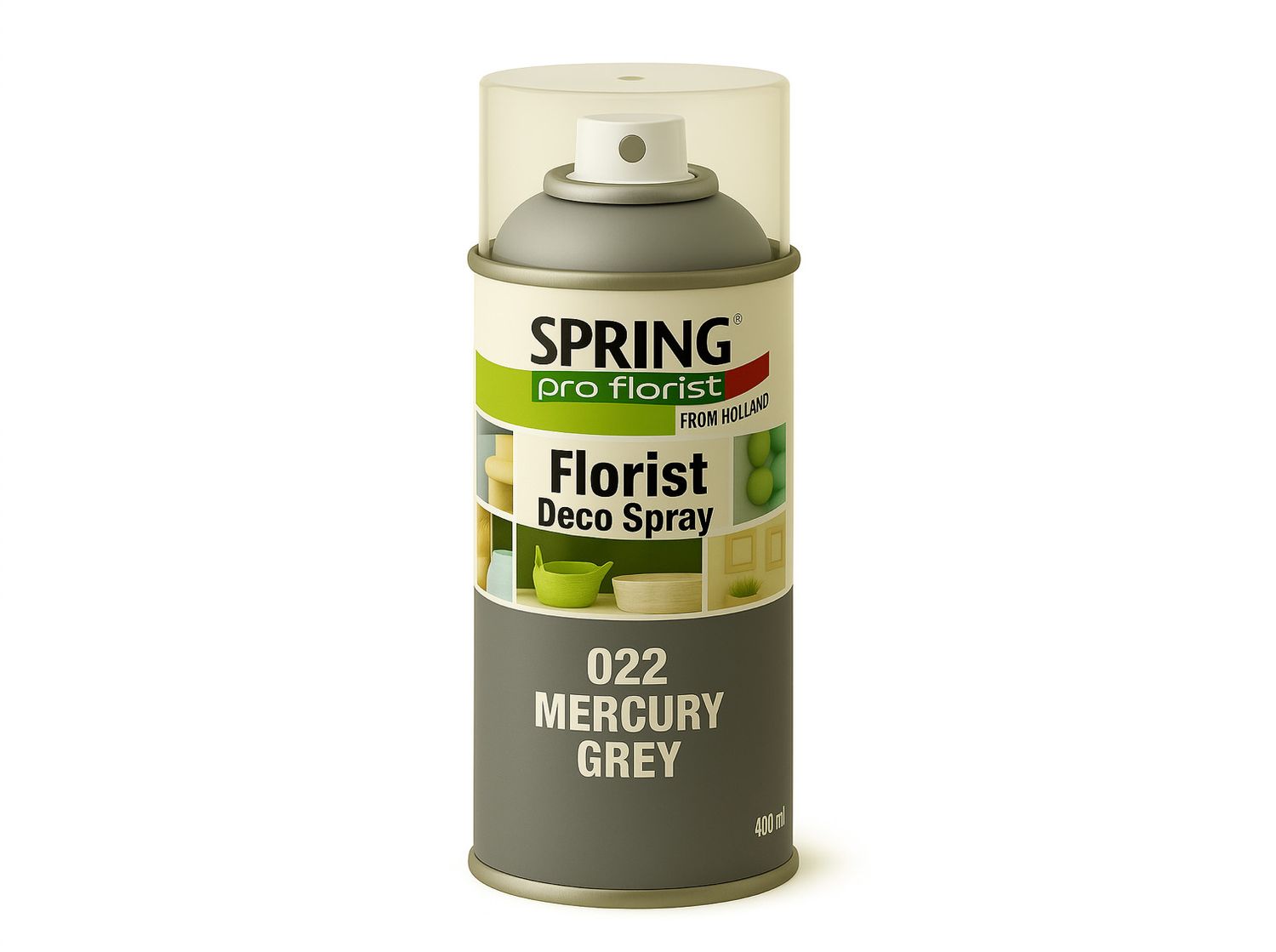022 MERCURY GREY SPRING DECO FLORAL SPRAY PAINT 400ml