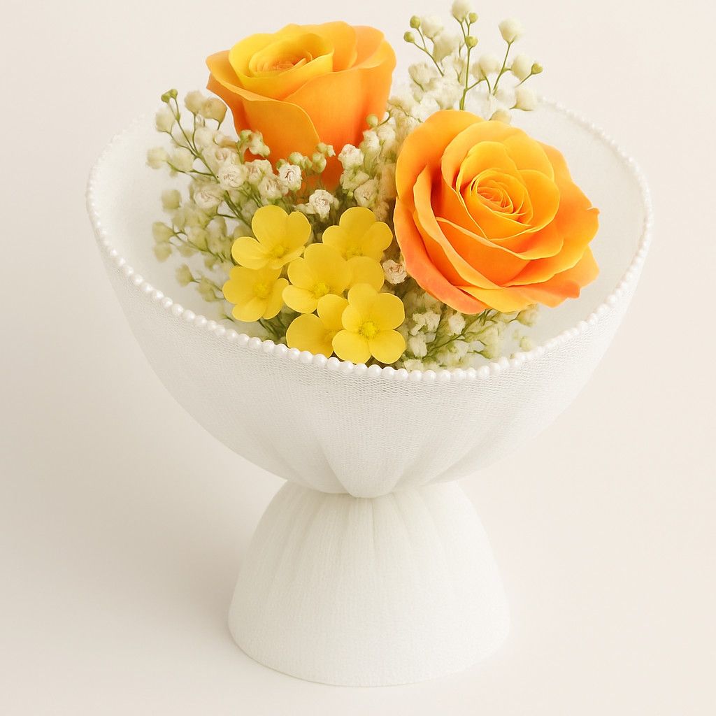 11” X 162” PEARL WHITE RUFFLED FLOWER PAPER