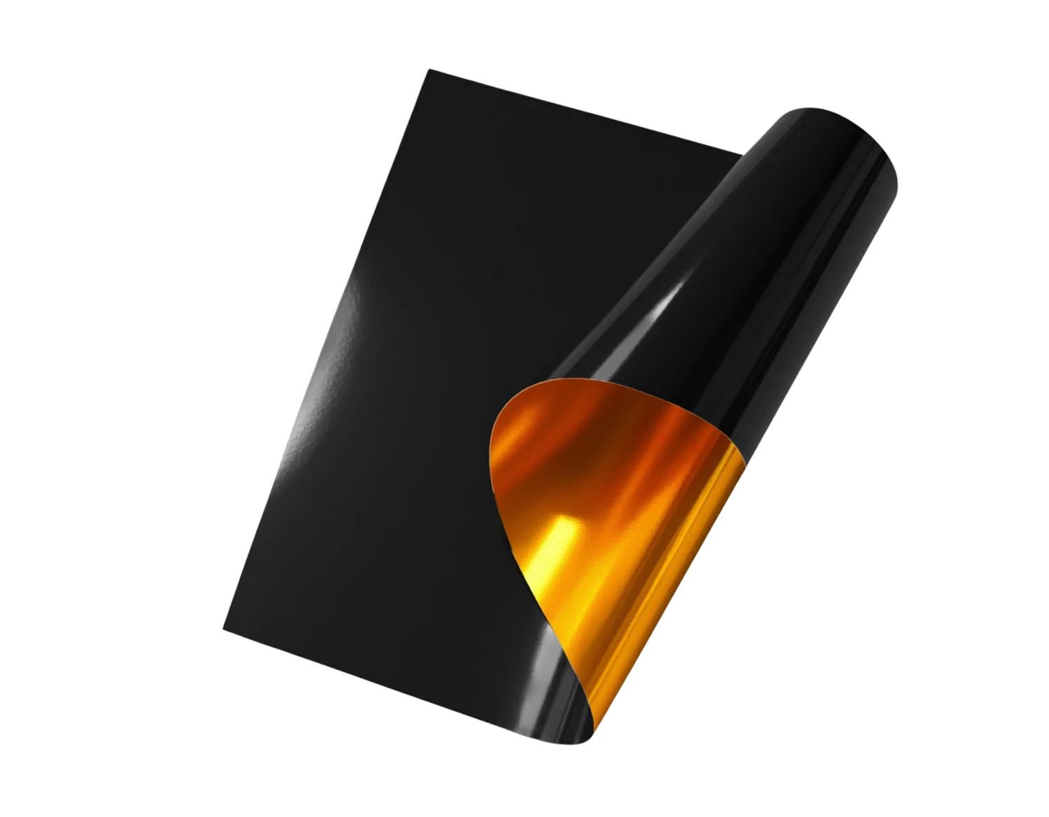 19.75” X 19.75” BLACK IRIDESCENT FLORAL FILM PAPER 10 PER PACK