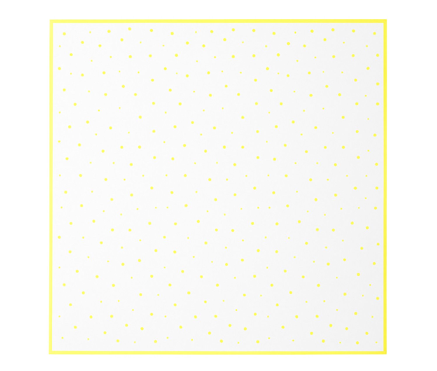 22.5” X 22.5” WHITE WITH GOLD TRIM POLKA DOT FLORAL PAPER 20PER PACK