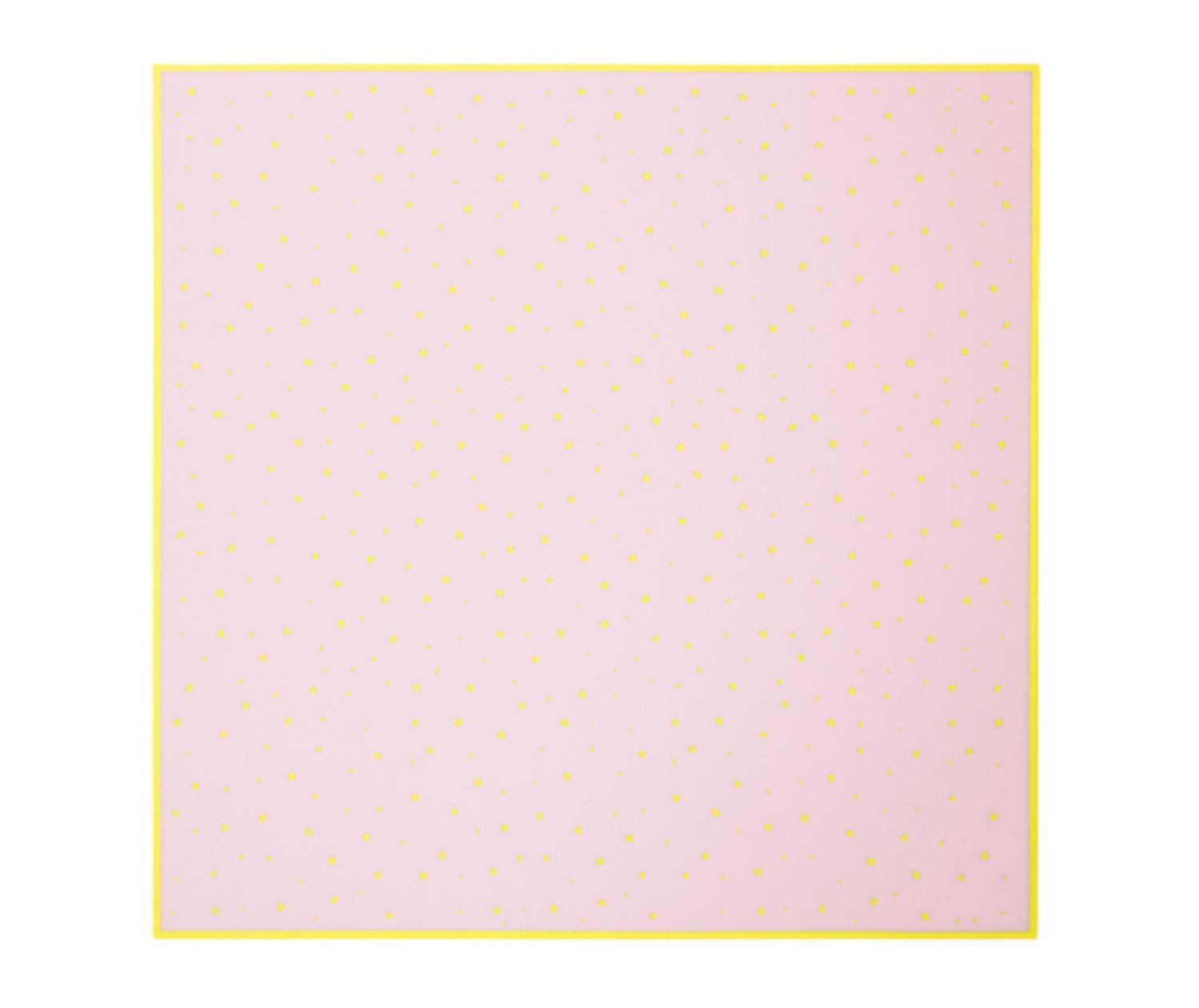 22.5” X 22.5” PINK WITH GOLD TRIM POLKA DOT FLORAL PAPER 20PER PACK