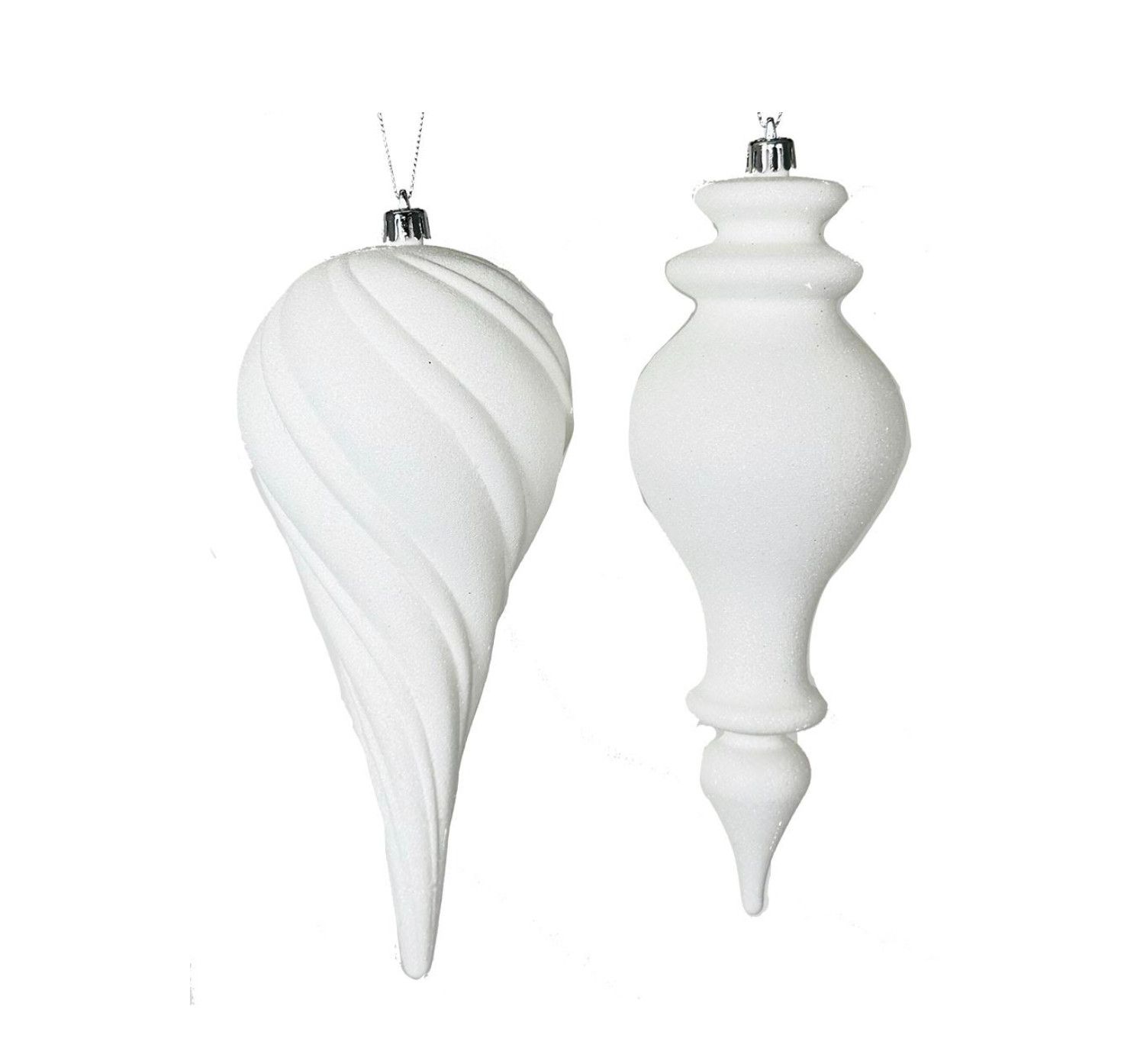 10" WHITE SNOWGLOW ORNAMENT, REG $9.99. ND