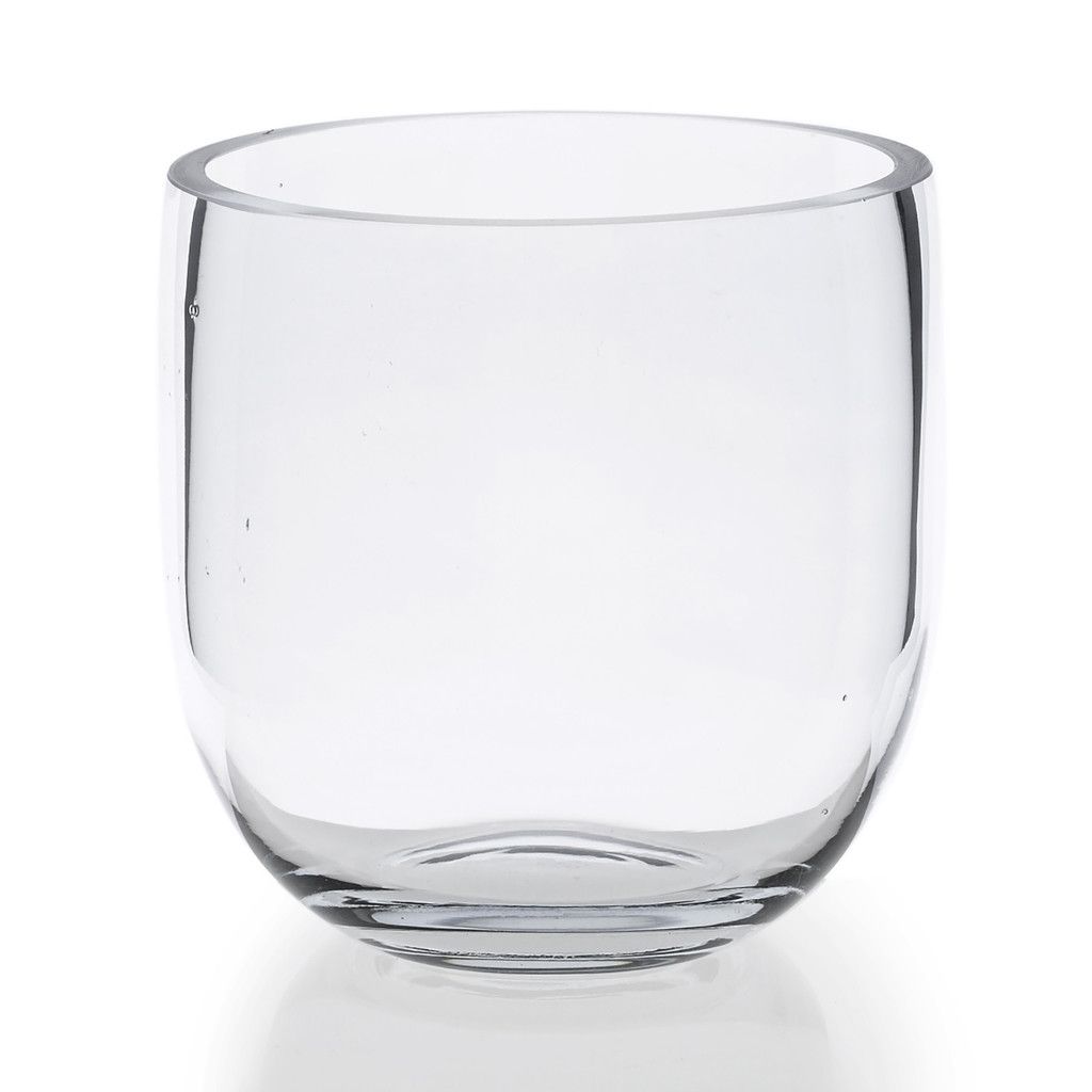 FAT BOWL CRYSTAL CLEAR GLASS, Size: 6.3” X 6.3”(sku 31020)