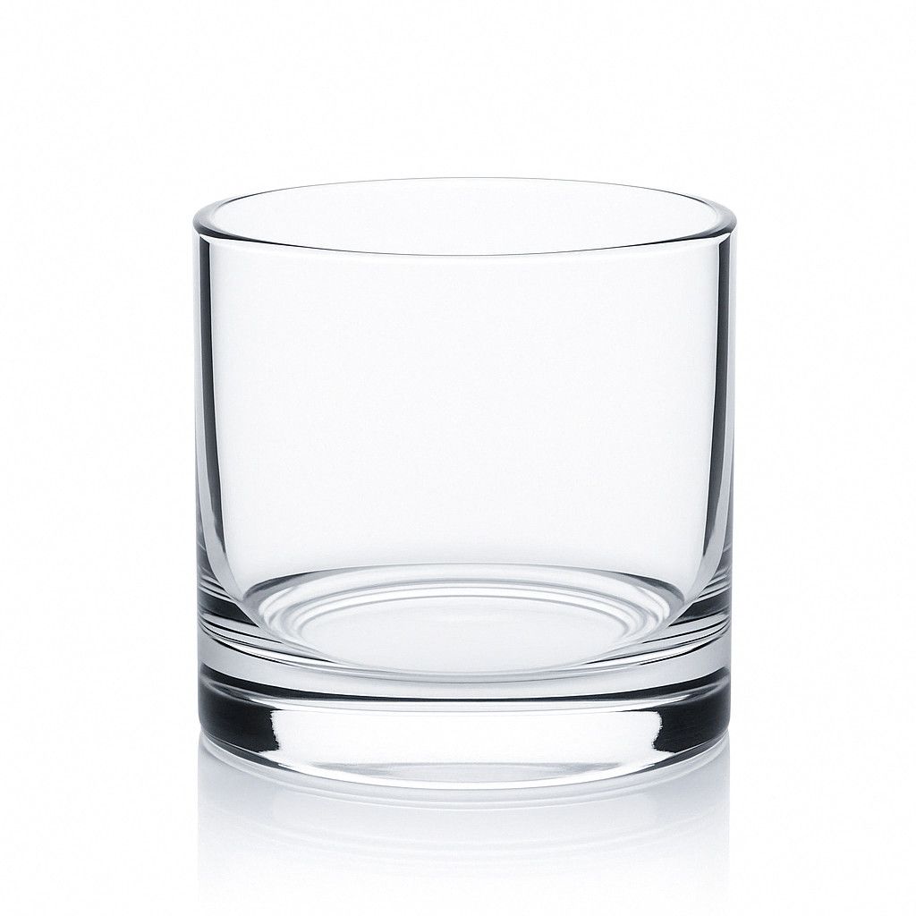 4" DIAMETER CLEAR GLASS CYLINDERS, Size: 4" HIGH x 4"d  (SKU- QW404)