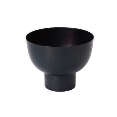 Harlow Metal Compote, Color: DARK-GREY, Size: 7"H X 9" SKU 70025 (pk12)