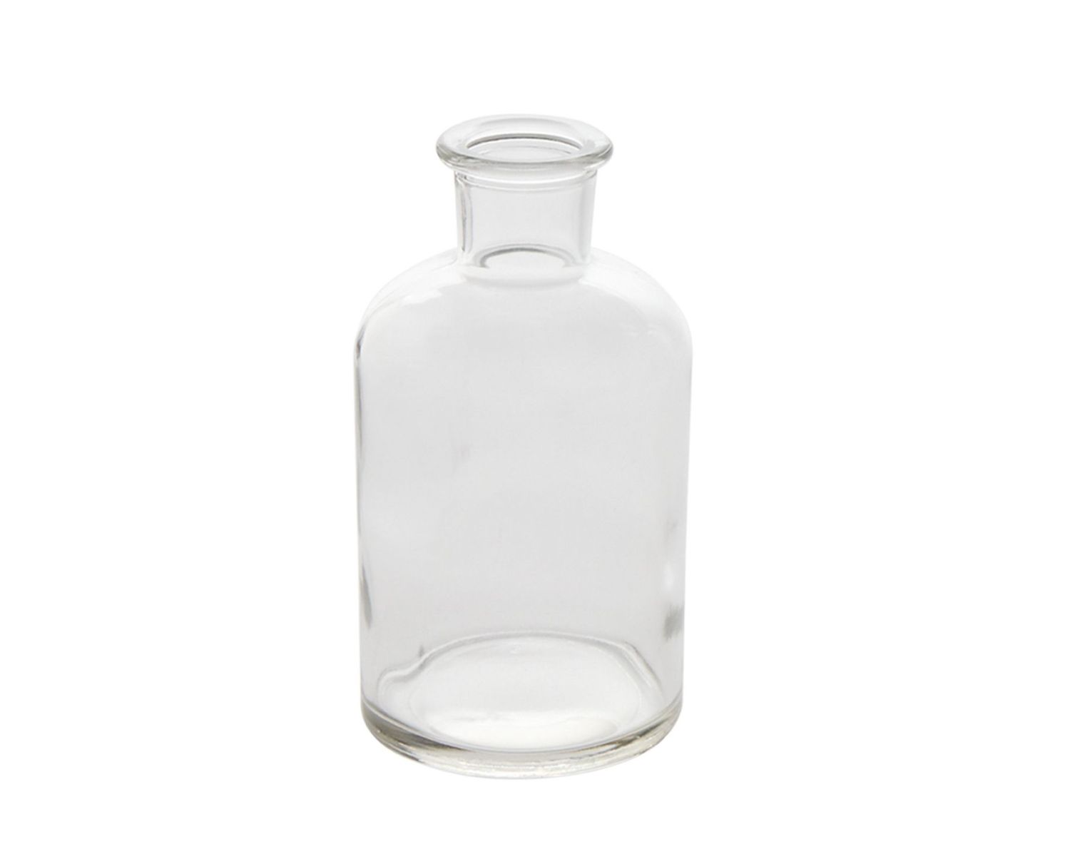 GLASS BILLIE BOTTLE BUDVASE, Size: 4.75"H X 2.5"  (SKU- 32170)`