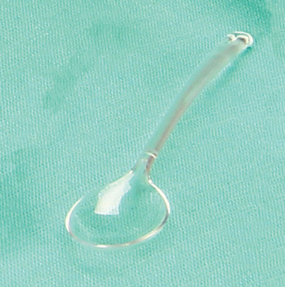 4’’ CLEAR MINI DESSERT SPOON- 42 PCS IN PACK