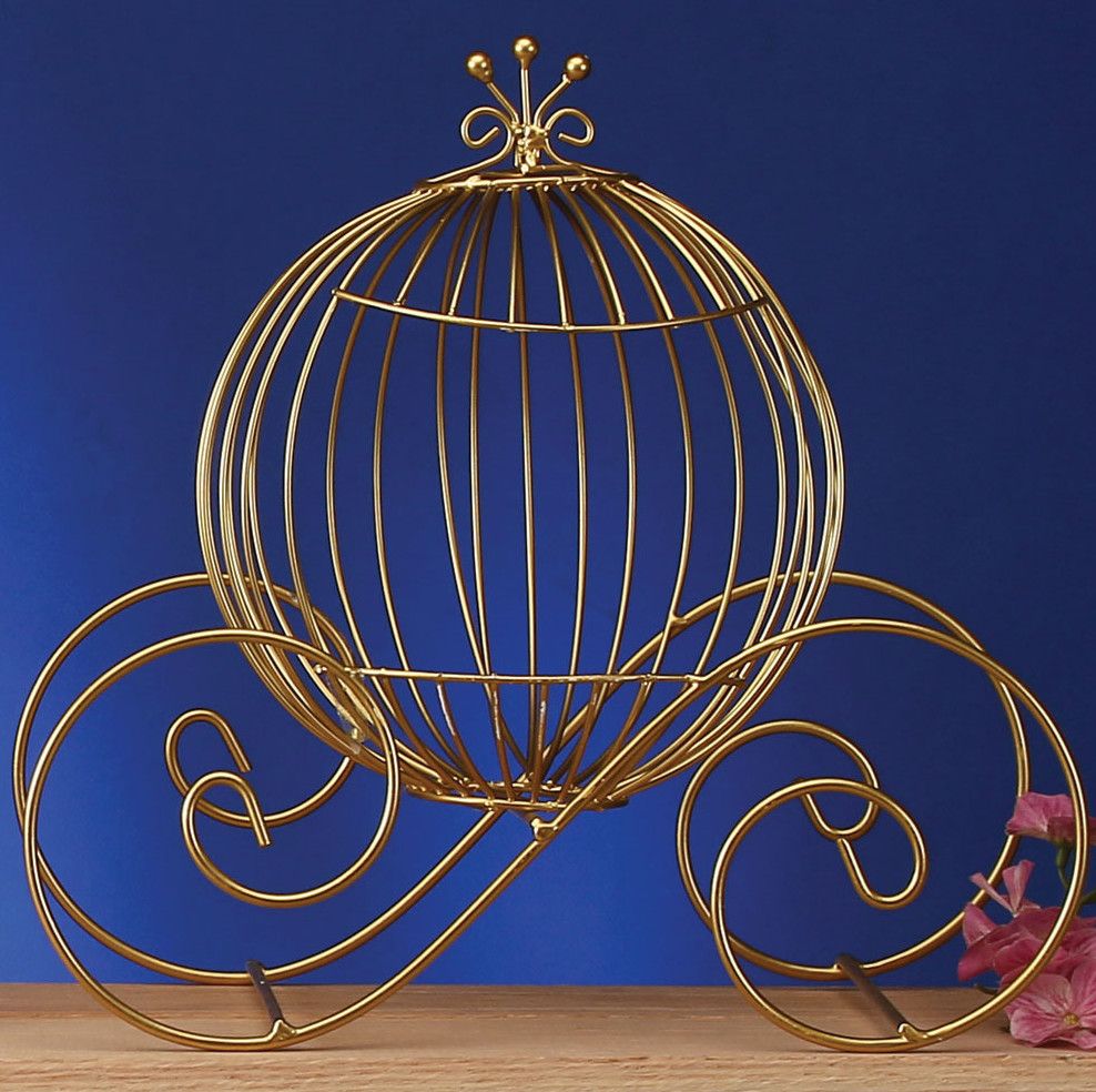 WIRE PUMPKIN COACH15’’ X 9’’ X 14’’, N.D.