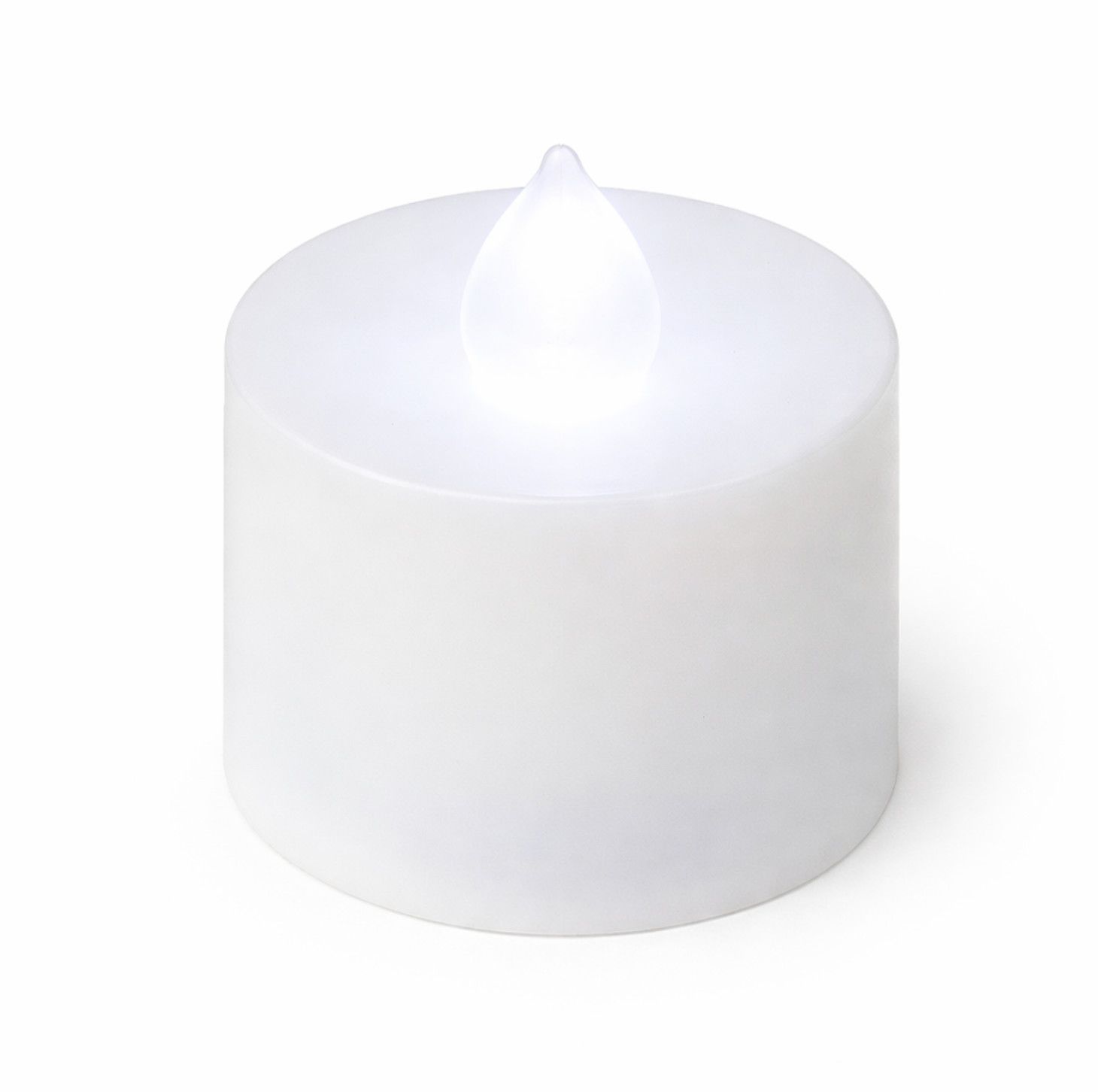 WHITE LED TEA LIGHT, 1.5" x 1.25", I DZ PK