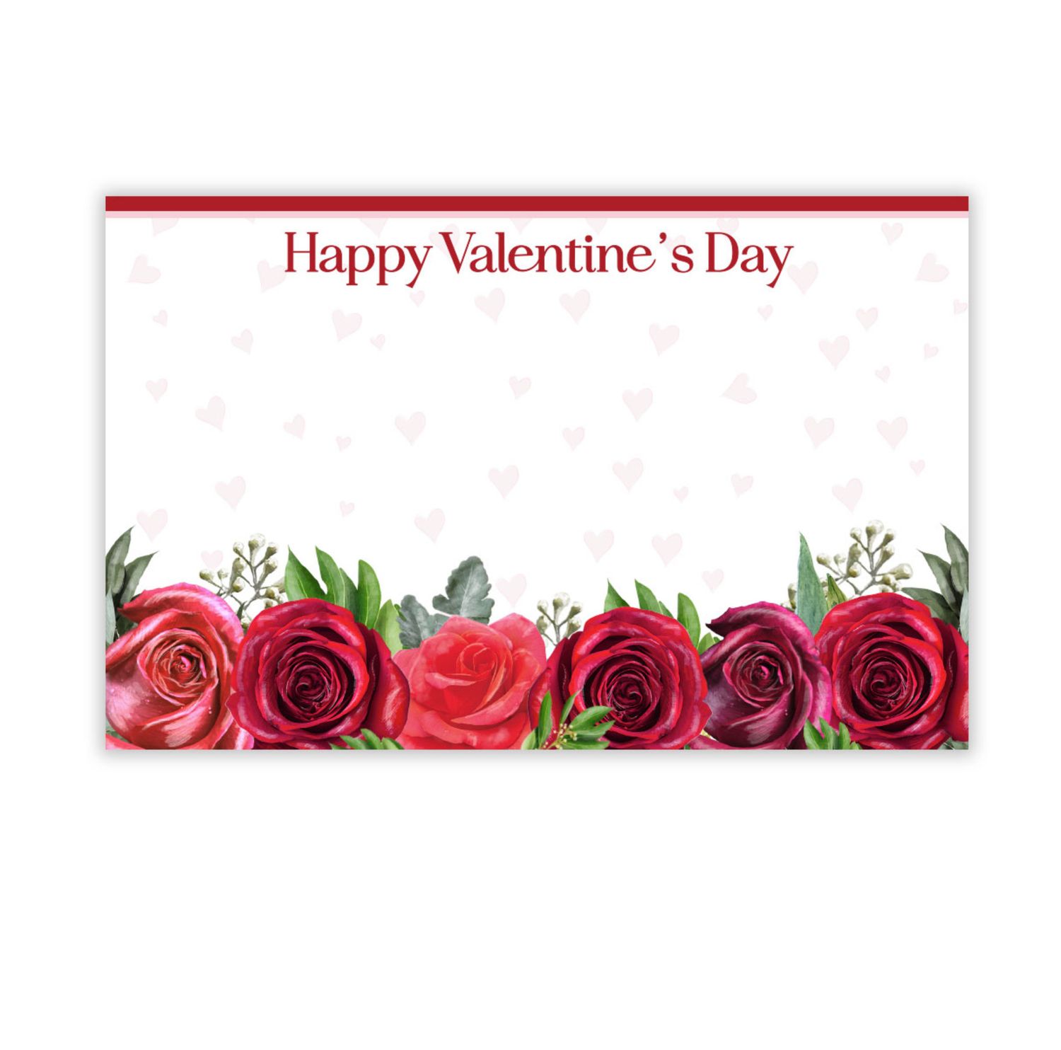 "HAPPY VALENTINE'S DAY" CAPRI CARDS PK OF 50