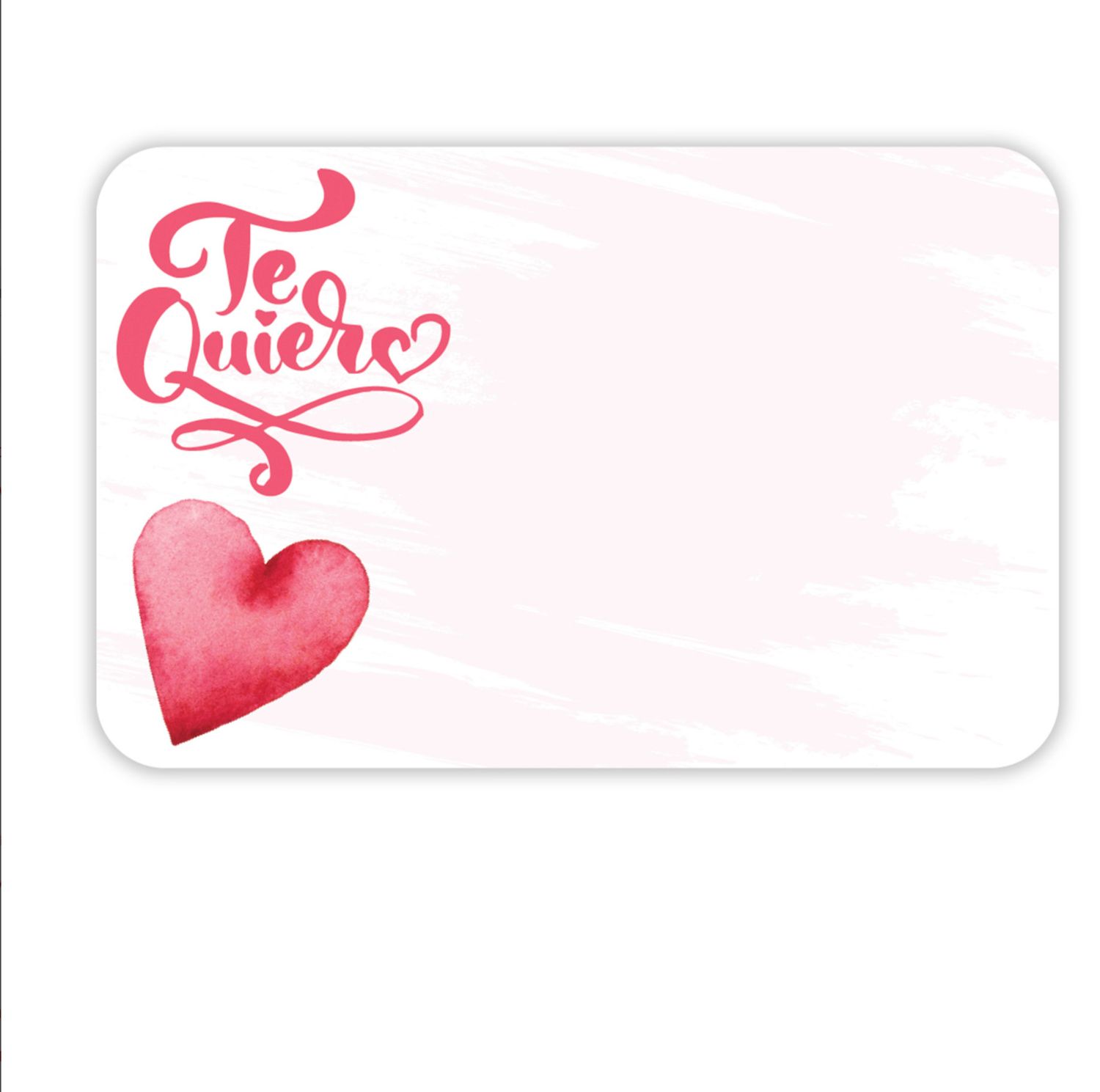 "TE QUIERO" CAPRI CARD