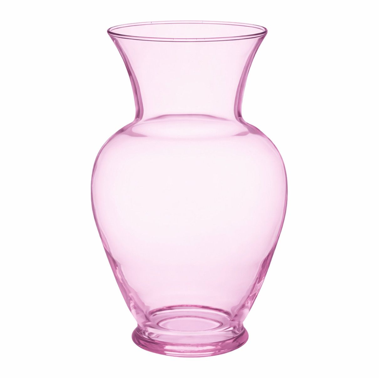 10.5"H x 5.25" PINK CLASSIC URN, SPRING GARDEN VASE