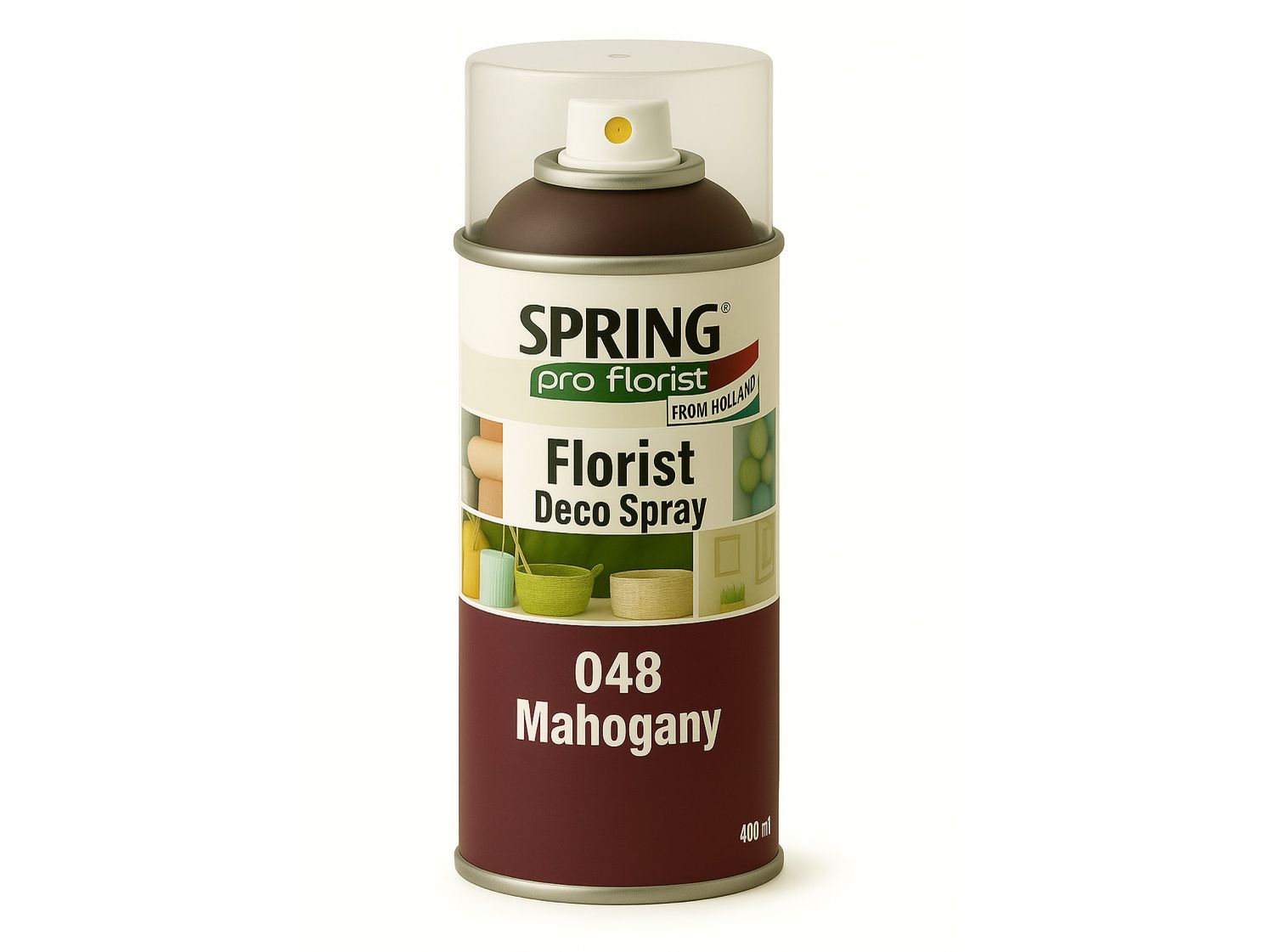 048 MAHOGANY SPRING DECO FLORAL SPRAY PAINT 400ml