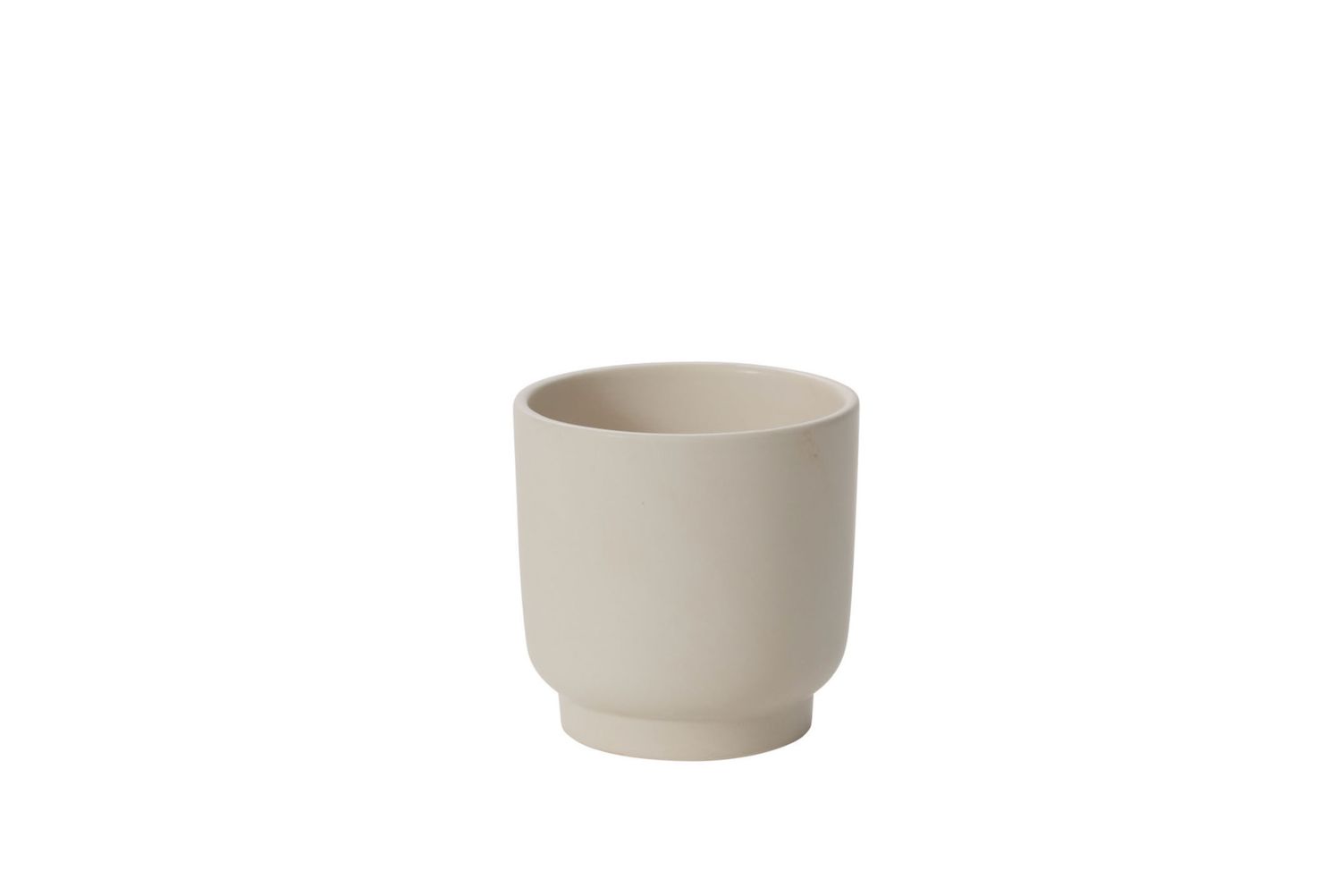 CERAMIC KELLEN POT, Color: MATTE WHITE, Size: 5" X 5"  (SKU- 50945)