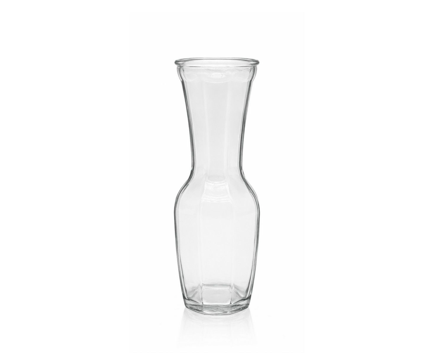 9"H X 2.25” CLEAR GLASS MIDI VASE