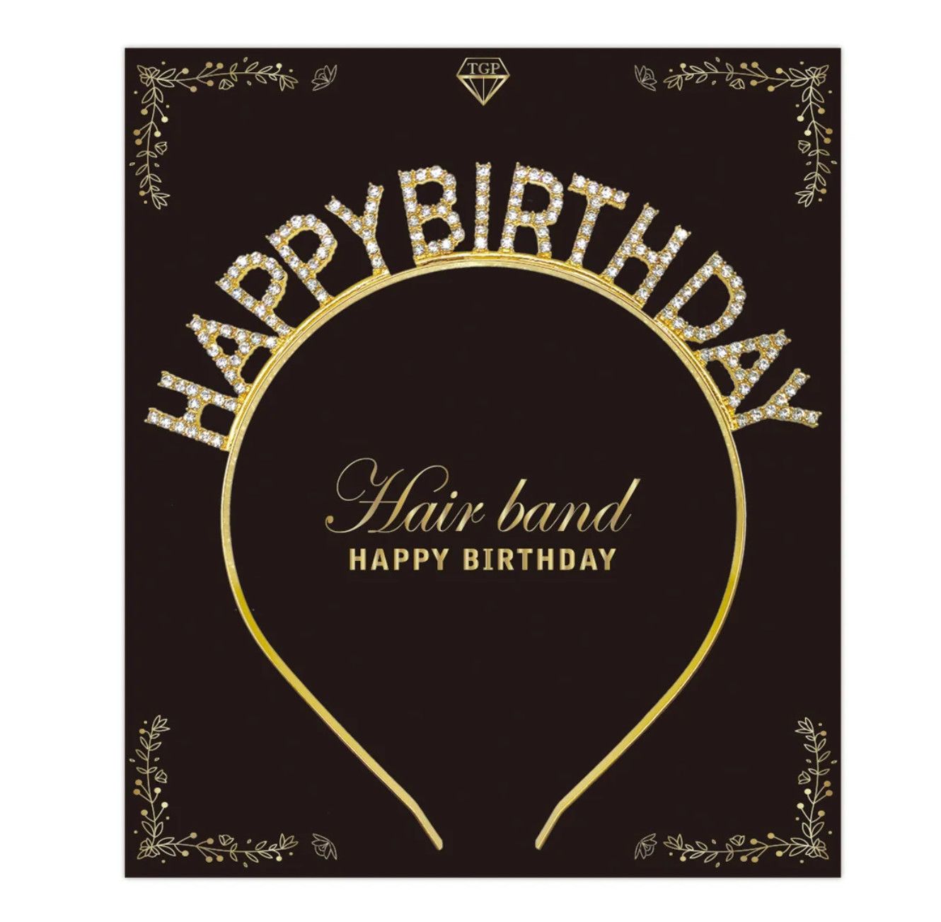 RHINESTONE "HAPPY BIRTHDAY" HEADBAND