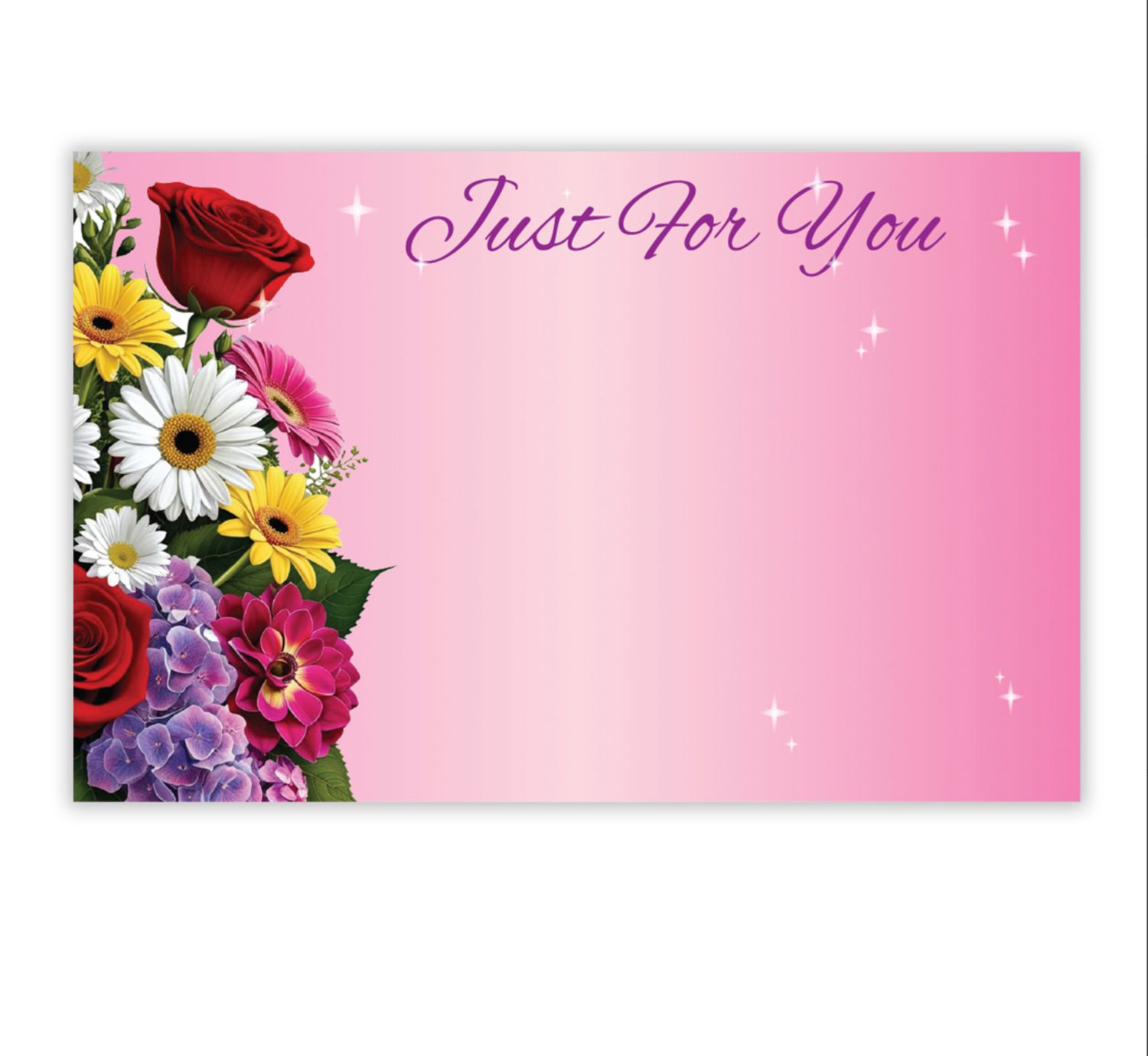 "JUST FOR YOU" CAPRI CARD