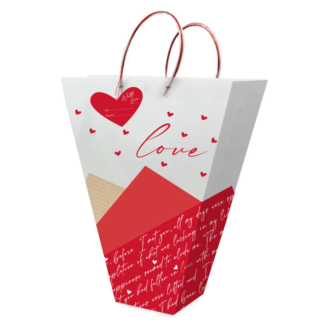 CARRYBAG LOVE POEM 21" x 12" x 5"