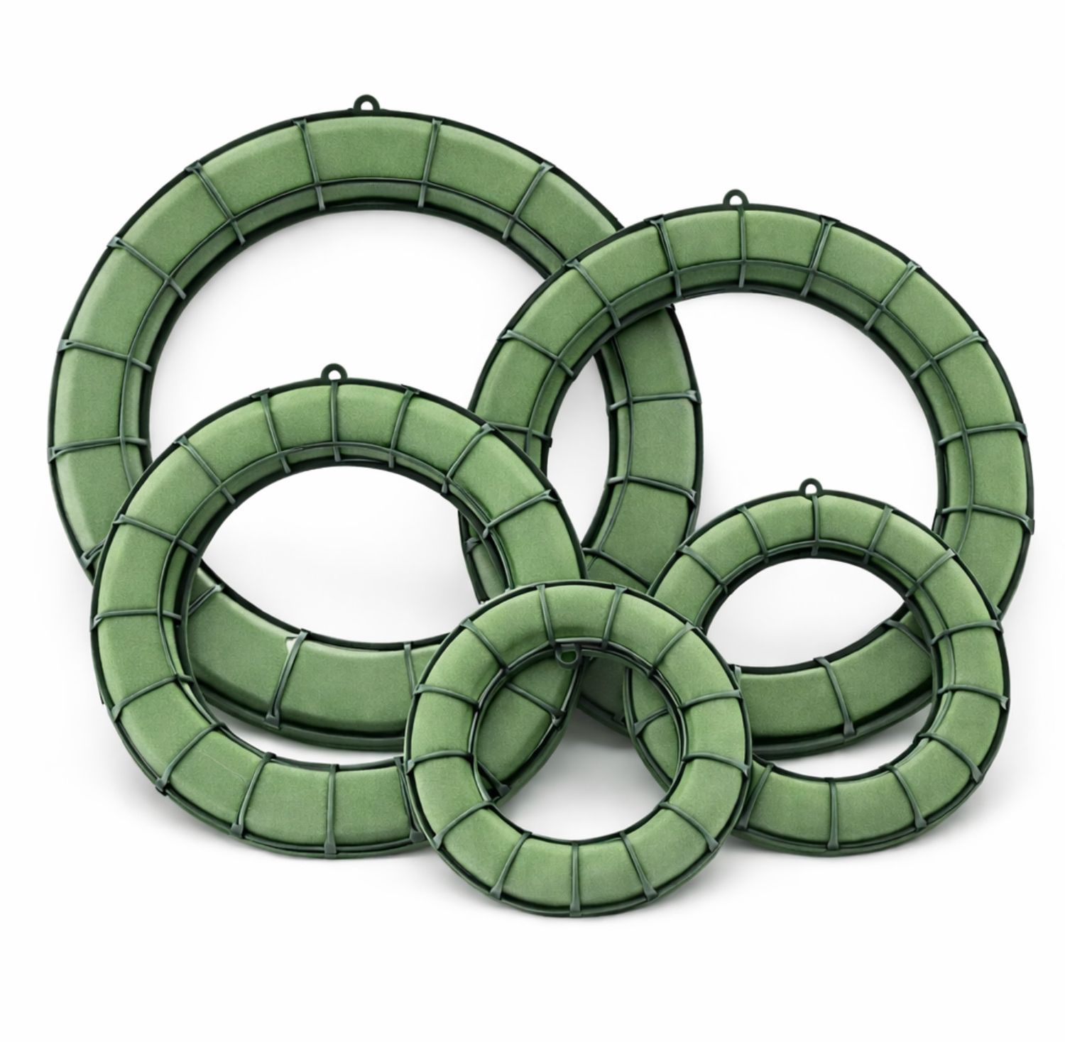 WET FLORAL FOAM WREATHS AND RINGS