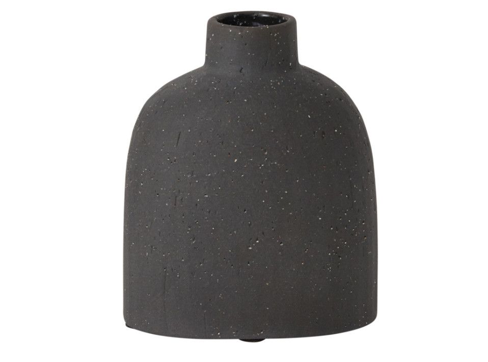 KARIS BUDVASE, Color: BLACK, Size: 4.25"H X 2" X 3.5"  (SKU- 53760)