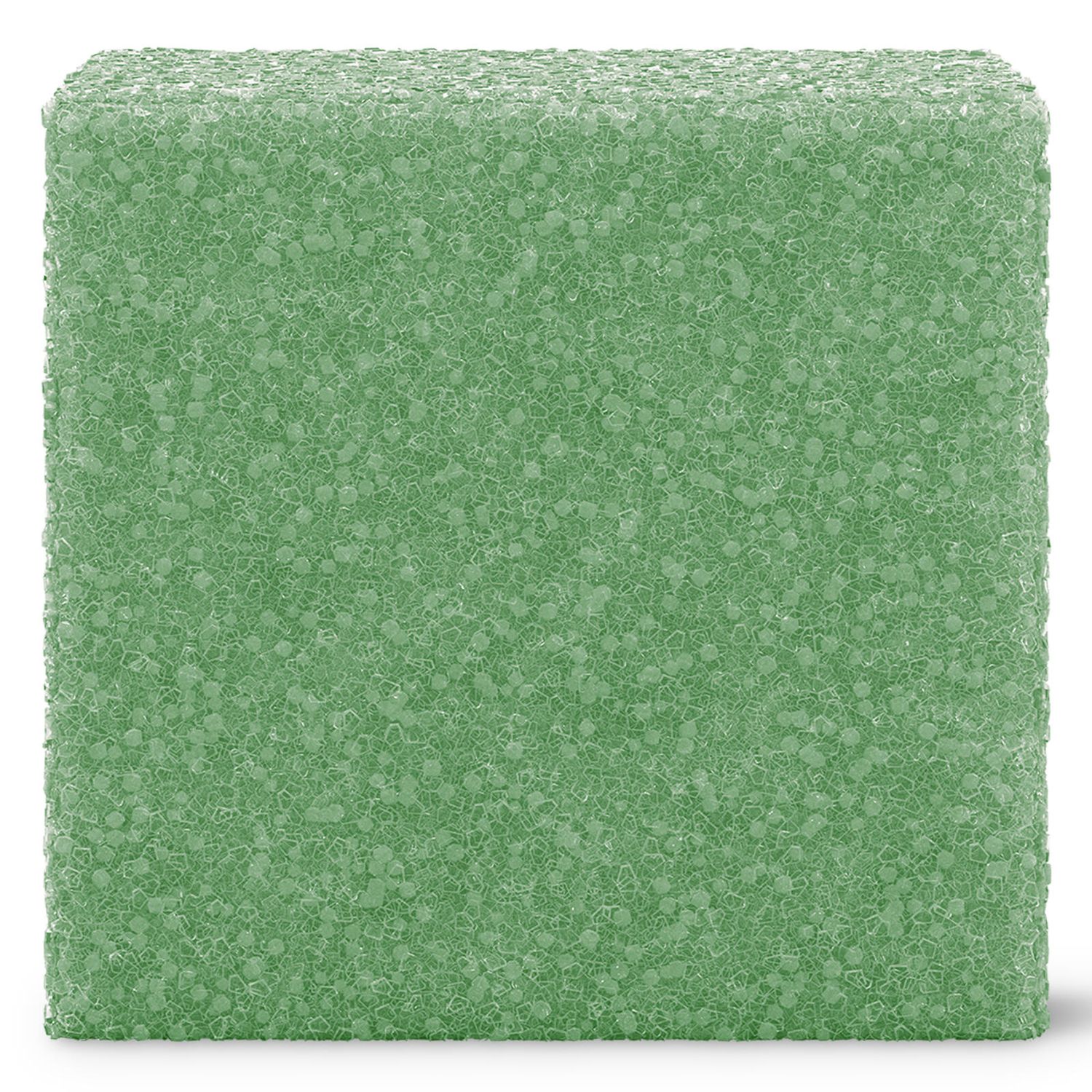 STYROFOAM CUBE &amp; SPRAY BAR, Color: GREEN, Size: 3" X 3" X 3" CUBE
