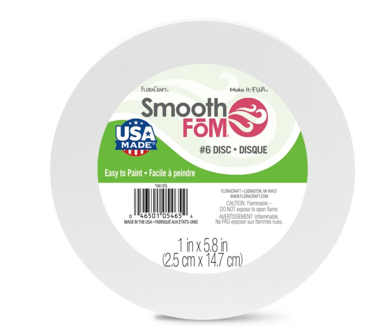 CAKE DUMMY, Size: 6" x 1"