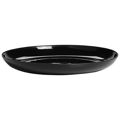 LOMEY DESIGNER DISH, Color: BLACK, Size: 6"