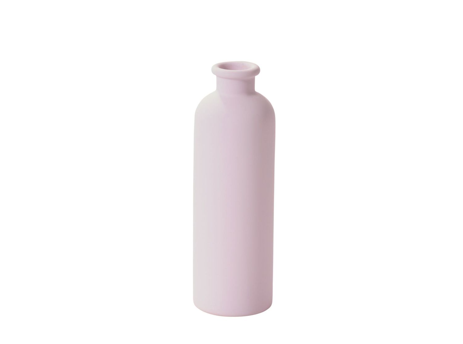 GLADIOLUS CERAMIC BUDVASE, Color: LIGHT PINK, Size: 7.25"H X 2.25" (SKU 19942.08)