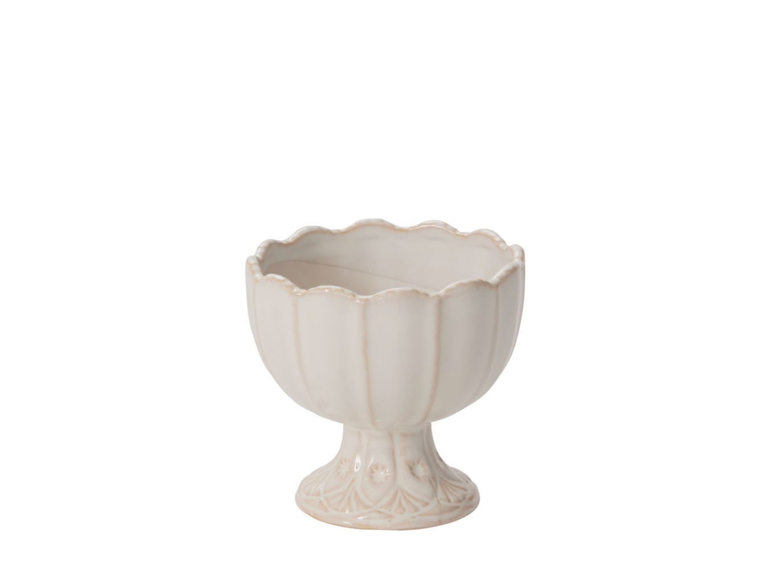 MERYL CERAMIC COMPOTE, Size: 4.25"h x 4.5"