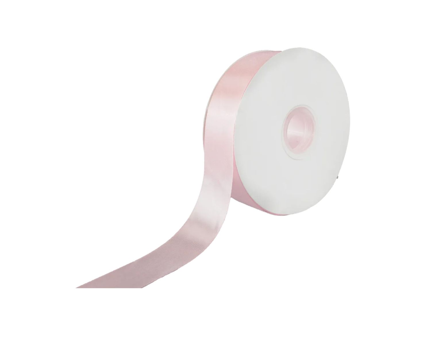 1.5"  SINGLE FACE LIGHT PINK RIBBON, 100 YDS