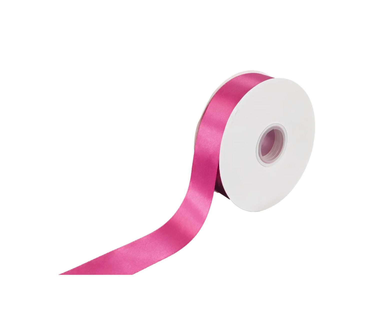 1.5"SINGLE FACE DARK FUCHSIA RIBBON, 100 YDS