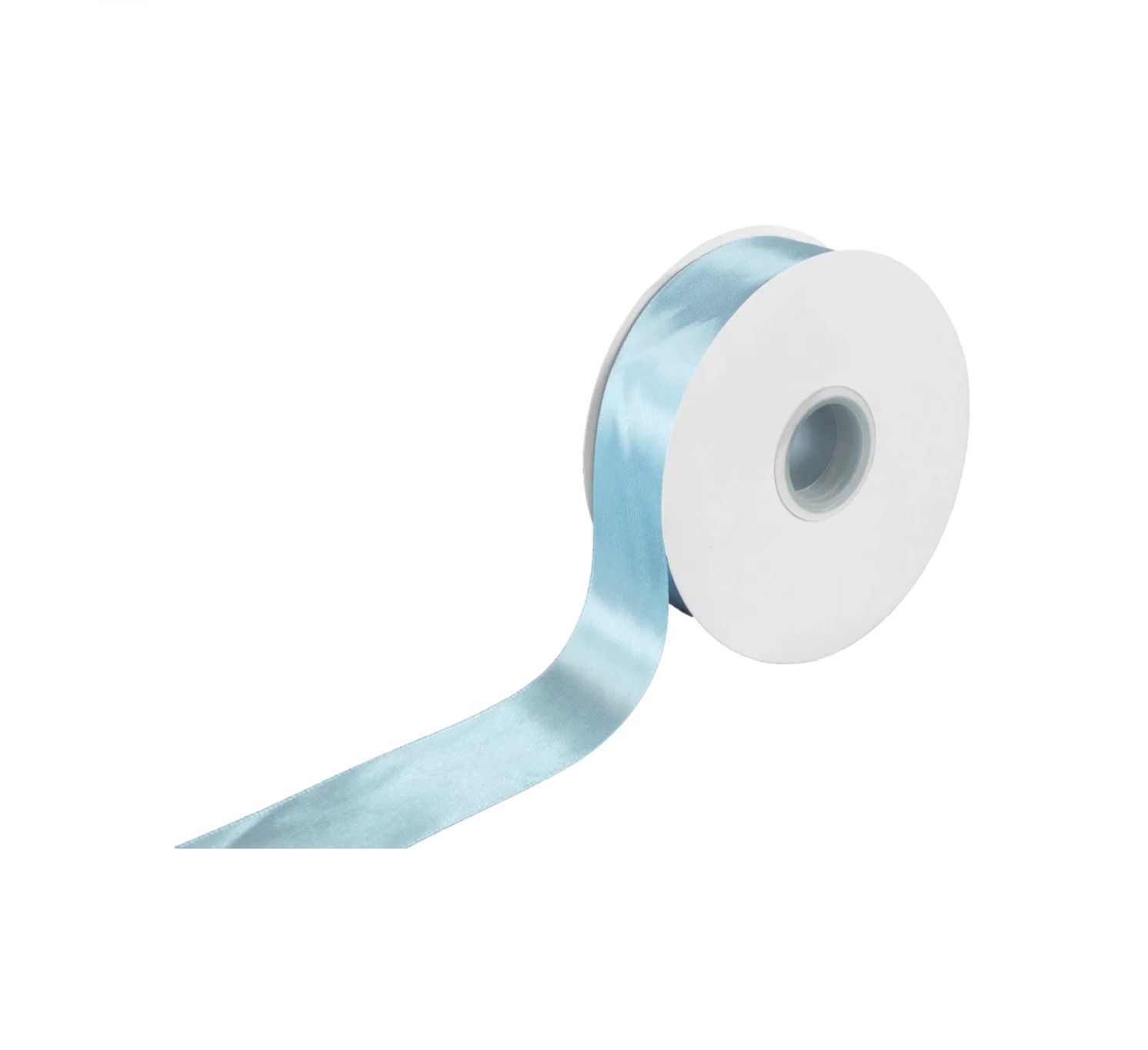 1.5" SINGLE FACE SKY BLUE RIBBON, 100 YDS