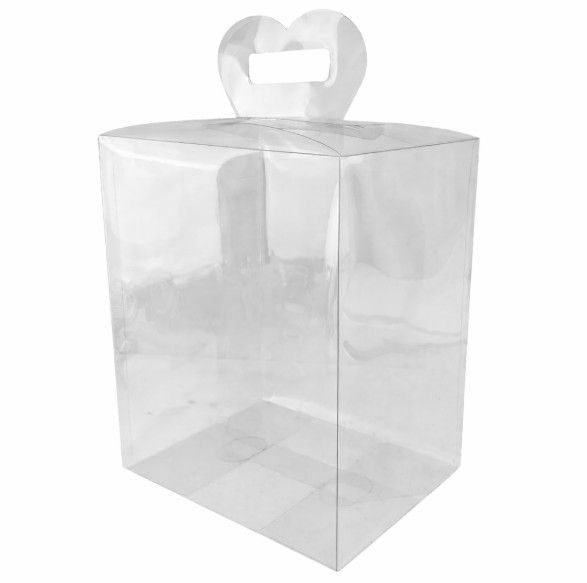 16"h x 12" x 10"   CLEAR GIFT BOX
