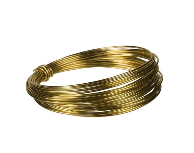 12GA (2MM) X 39' ALUMINUM WIRE GOLD