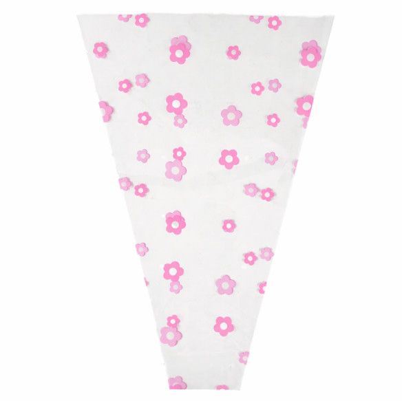 13.75” X 20”L PINK BOUQUET SLEEVE (50 PK)