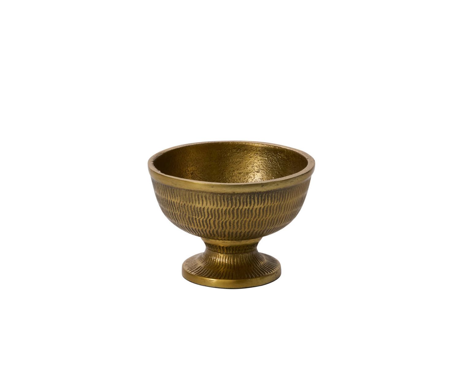 ANTIQUE GOLD METAL WESTBROOK COMPOTE, Size: 3.5"h x 4" (sku-75785.40)