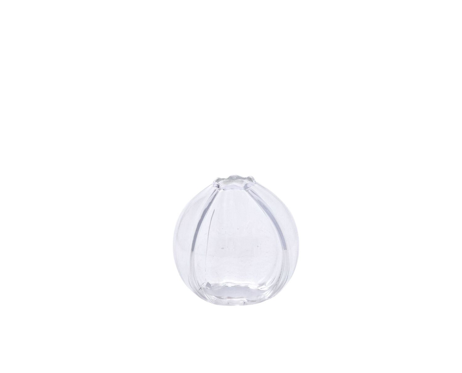 GLASS VIOLA BUDVASE, Size: 3" X 3" (sku-31195)