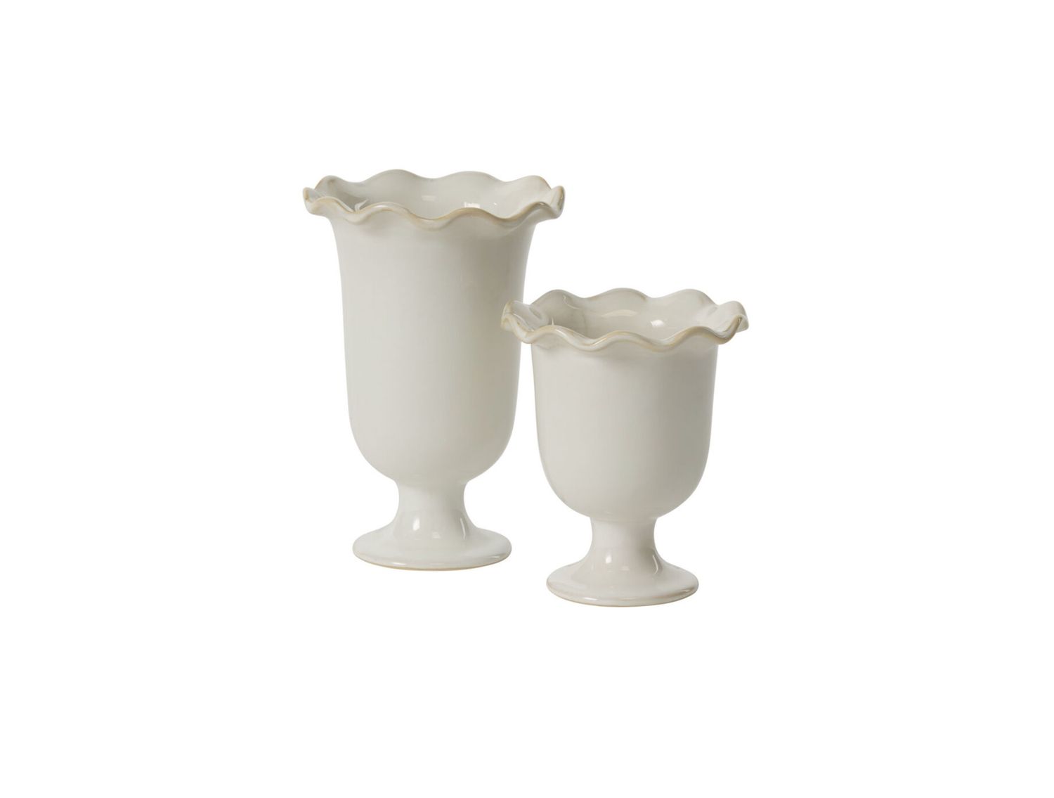 WHITE CERAMIC ESPERANZA VASE