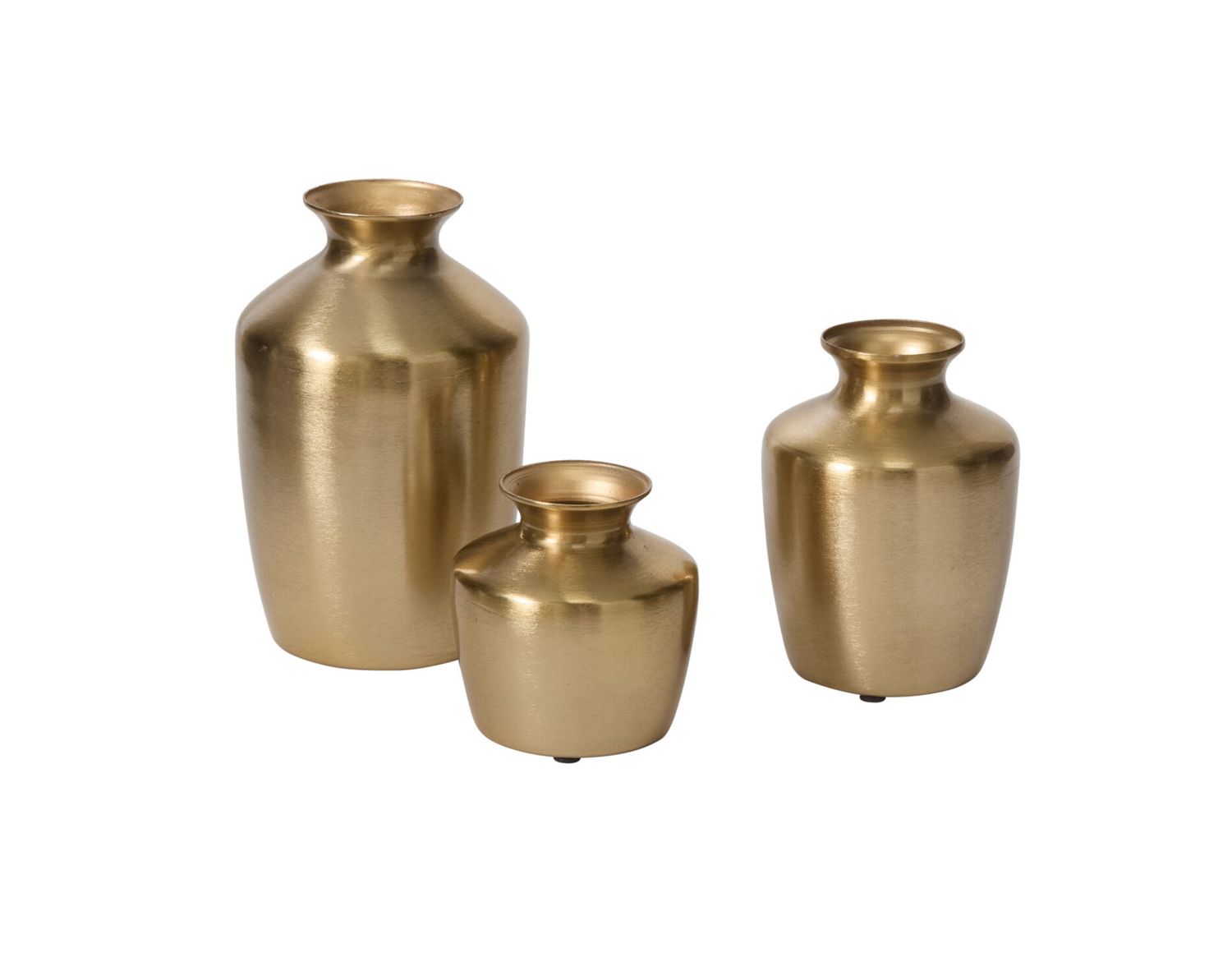 GOLD METAL HARRISON BUDVASE