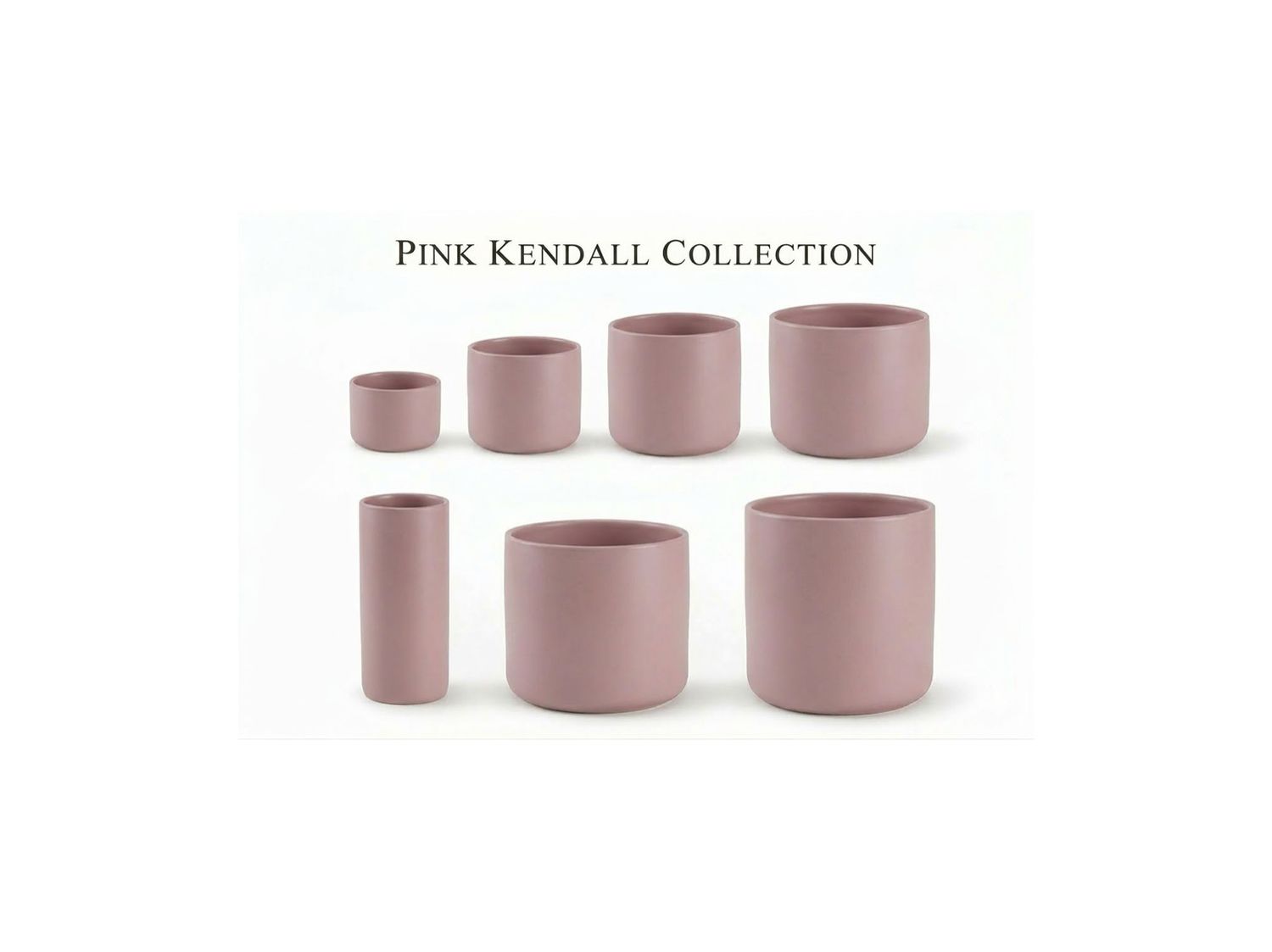 PINK CERAMIC KENDALL VASE POT