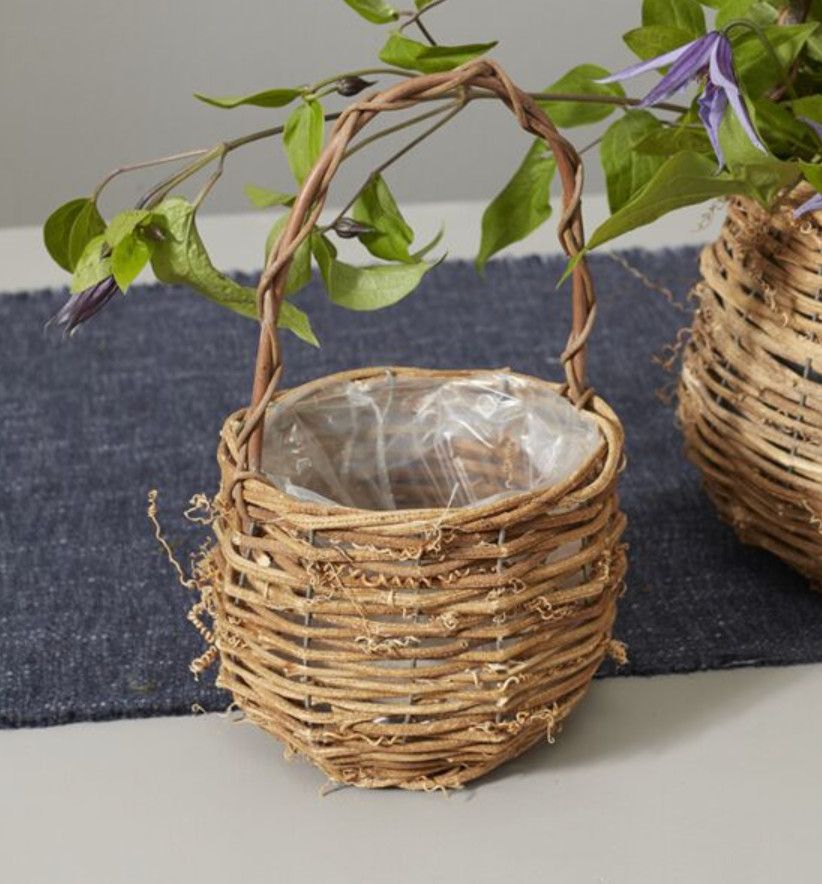 9.75”H X 5.75” NATURAL BRIARWOOD BASKET