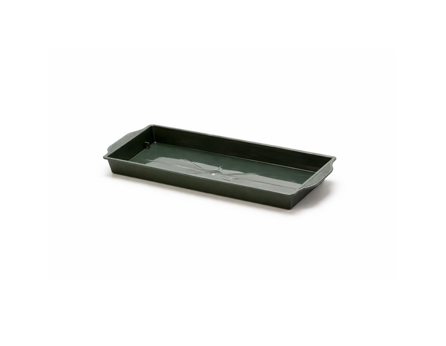 GREEN FLORAL TRAY FOR WET FLORAL FOAM, Size: SINGLE BRICK 9"L X 4.25" X .75"
