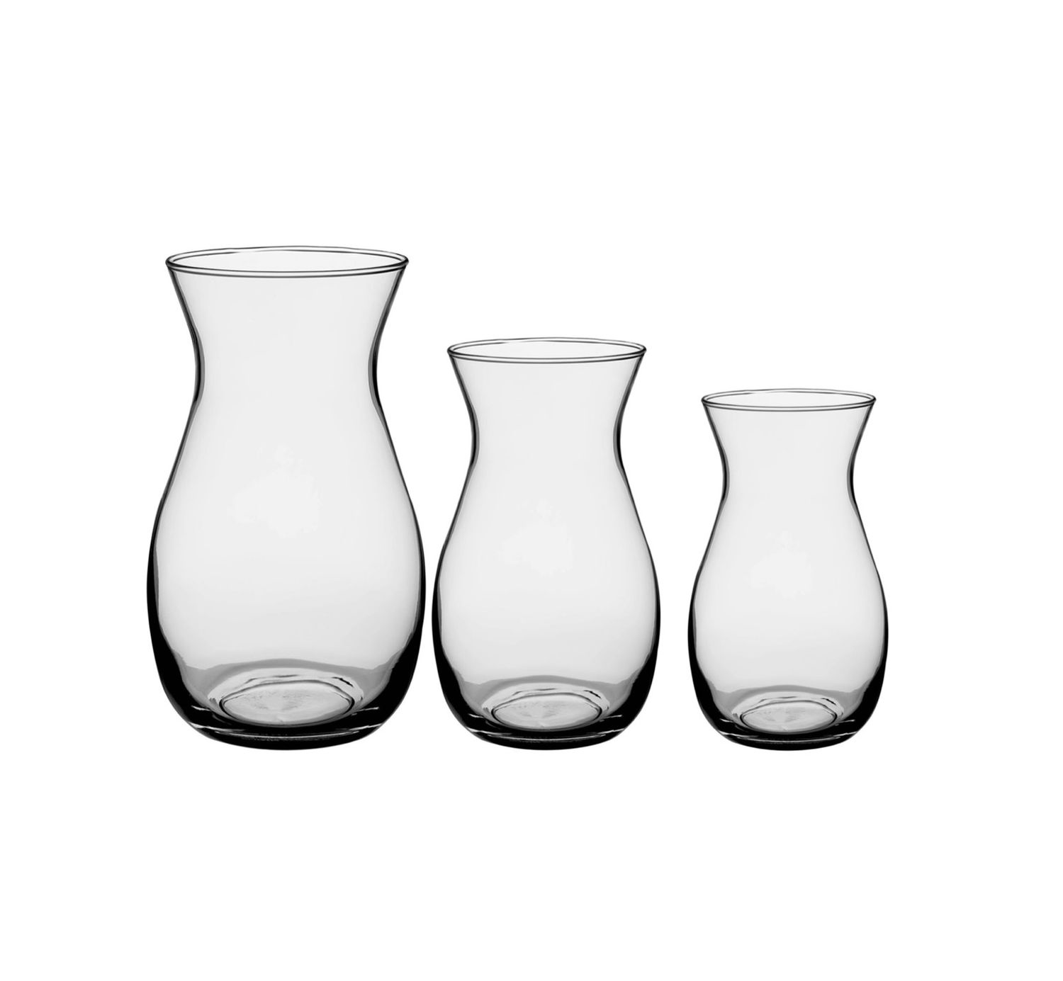 CLEAR GLASS JORDANA VASE
