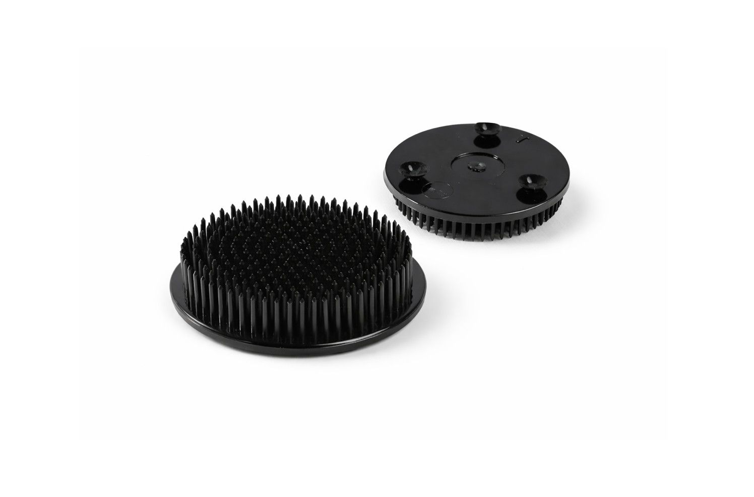 2.75" PLASTIC PIN FROG WITH SUCTION CUP, Color: BLACK