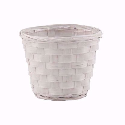 4’ WHITEWASH POT COVER, W LINER