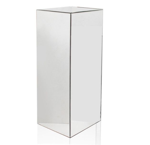 MIRROR COLUMN PEDESTALS, Size: 24"H X 12" X 12" (SKU-G3023)