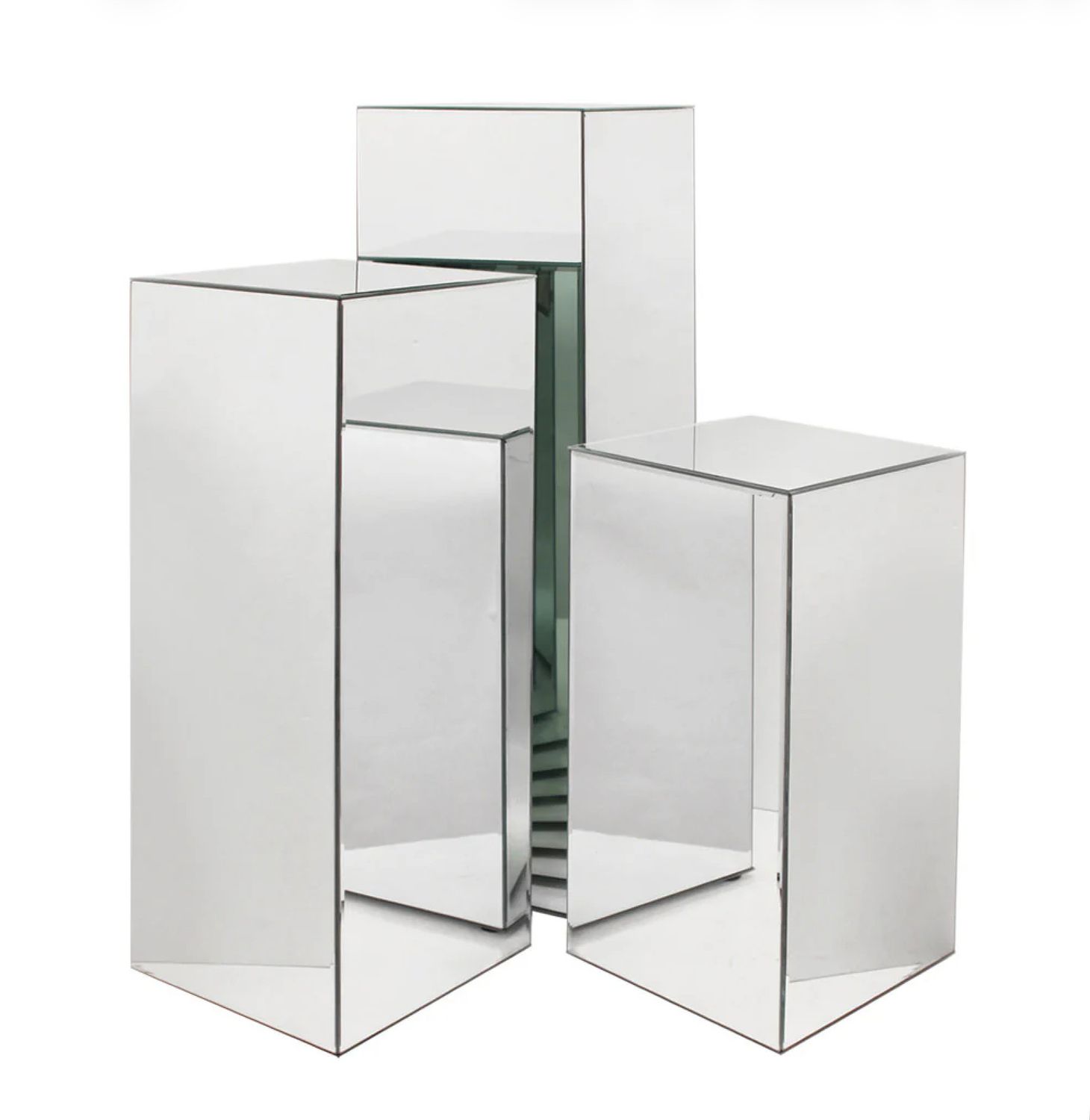 MIRROR COLUMN PEDESTALS