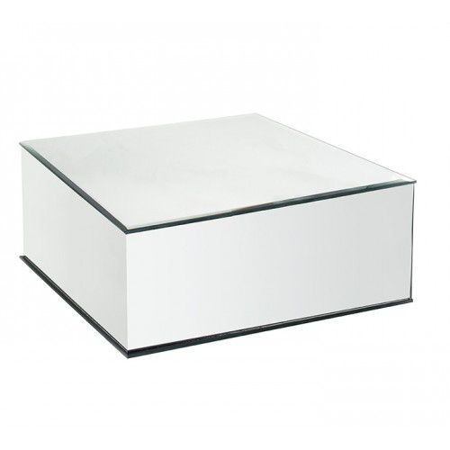 MIRROR PLATFORM AND RISERS, Size: 4"H X 12" X 12" (SKU PF-12X4 PK 4)