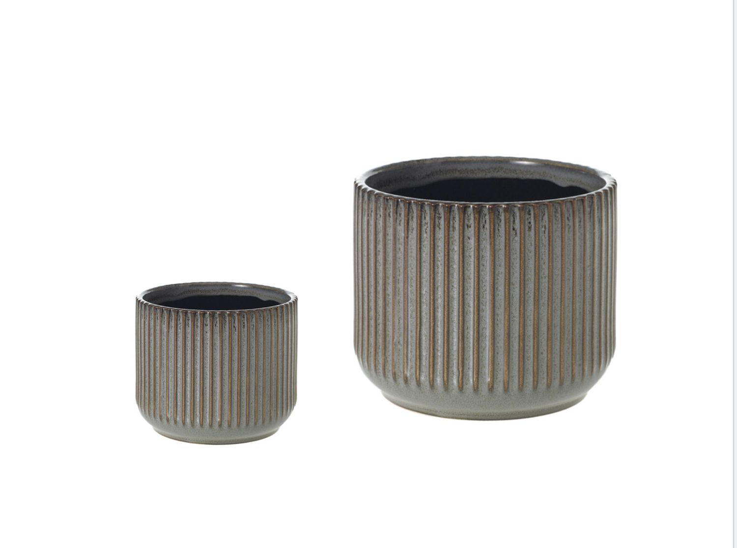 GREY CERAMIC HABITAT POT