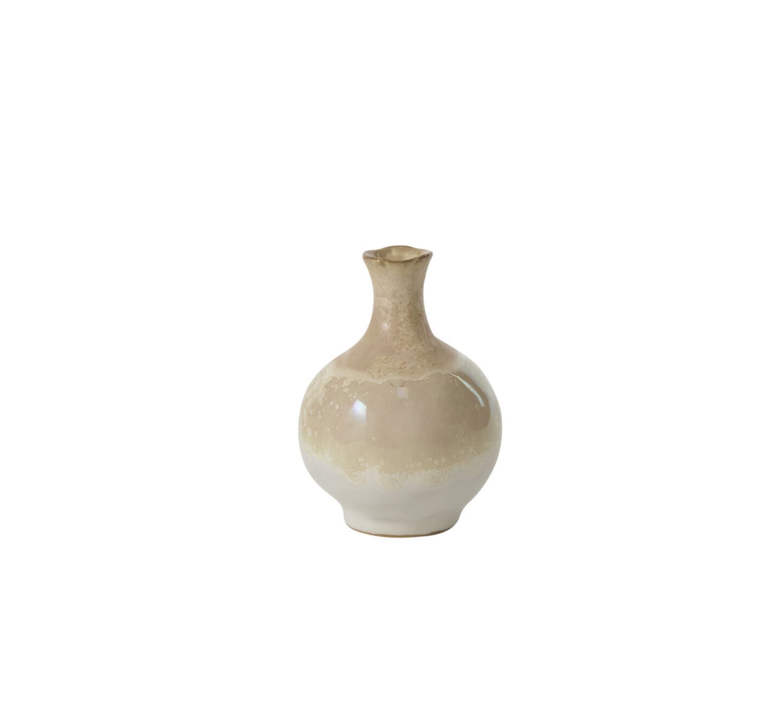IVORY OFF-WHITE CERAMIC AVENA BUDVASE, Size: 4.25"H X 3.25" (SKU 91855 PK32)